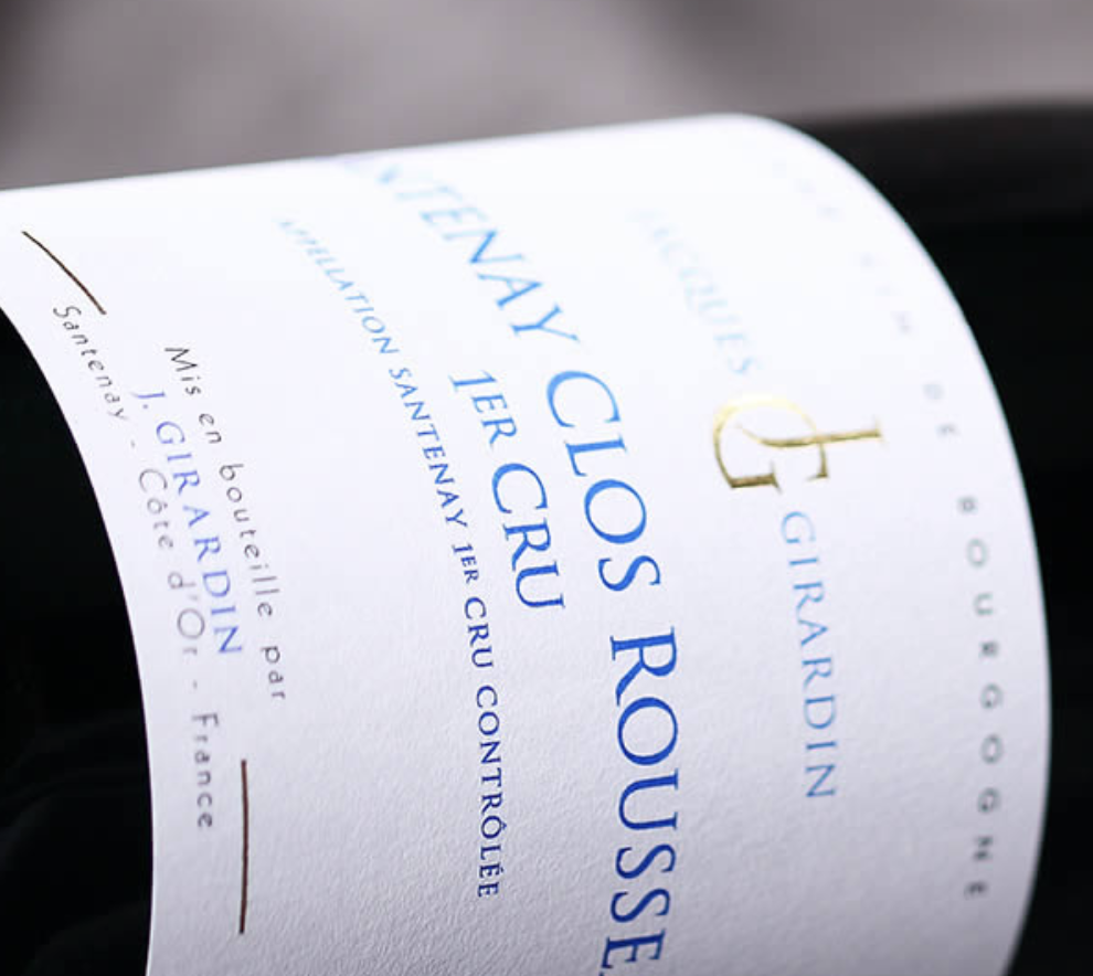 (image for) Justin Girardin Santenay 1er Cru Clos Rousseau 2022